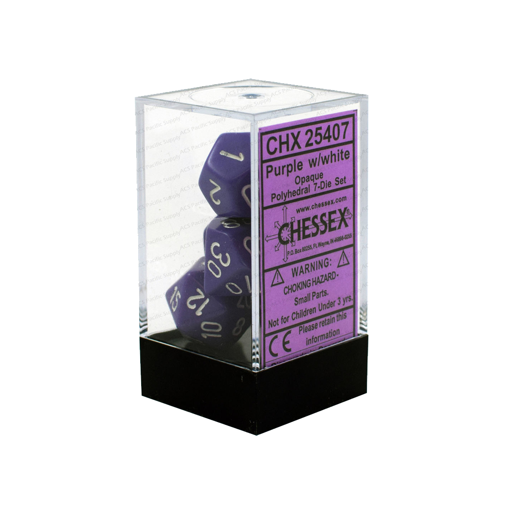 Opaque Polyhedral Purple/White