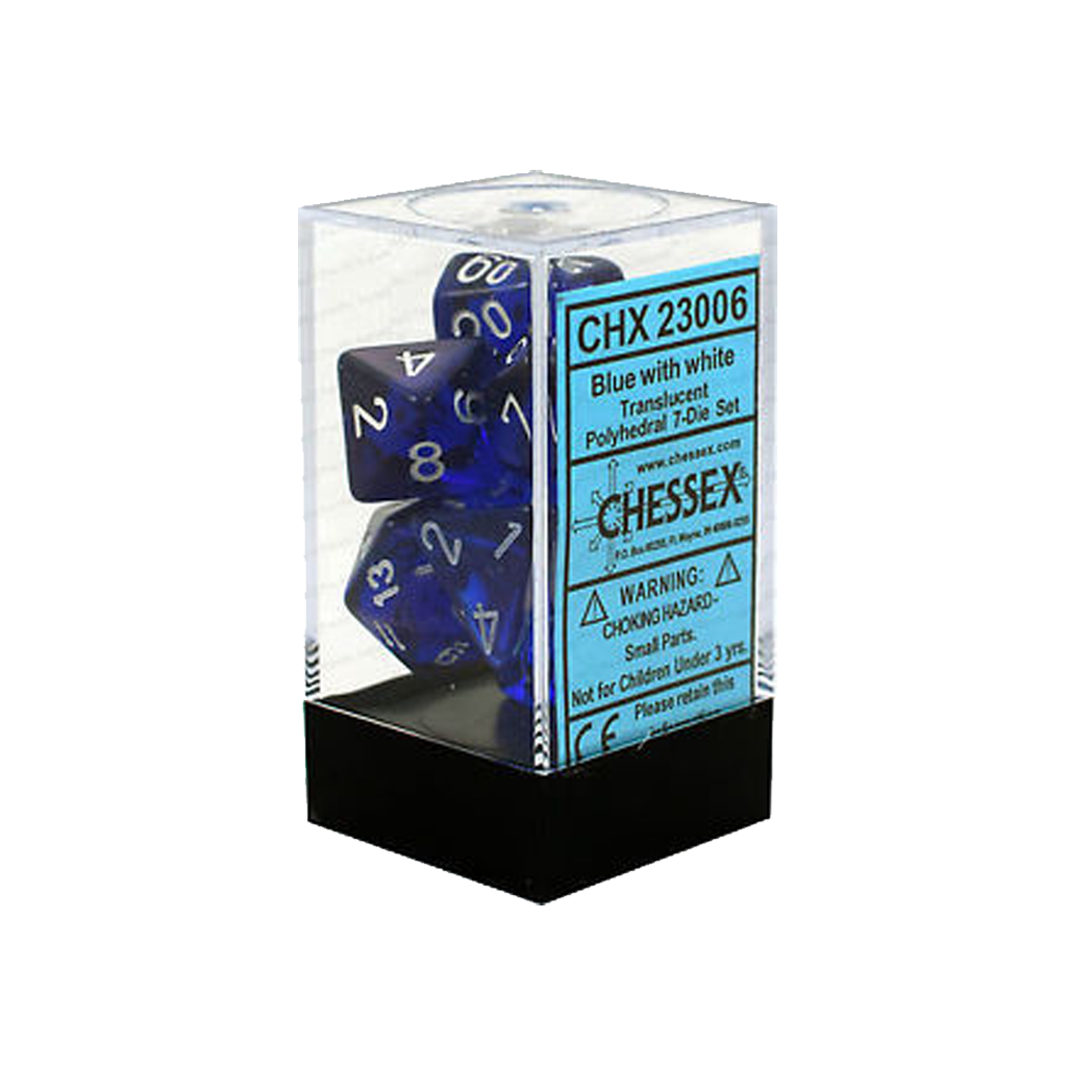 Translucent Polyhedral Blue/White